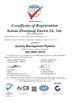 Chiny Suzhou Kiande Electric Co.,Ltd. Certyfikaty